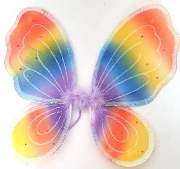 Picture of 6488 RAINBOW NET FAIRY WINGS 42X34CM